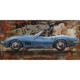 1950s Blue Sport Automobile 