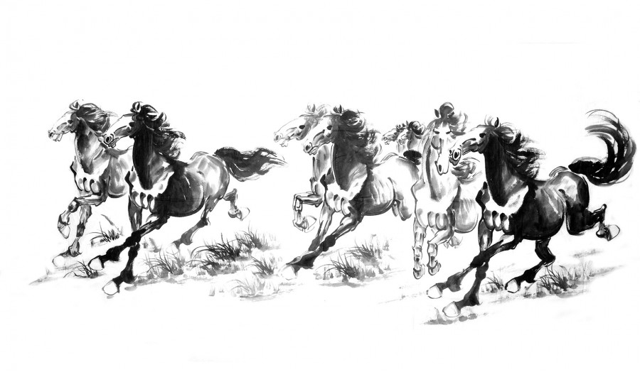 Galloping Horses 