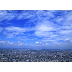 Urban Landscape in Tokyo Sky