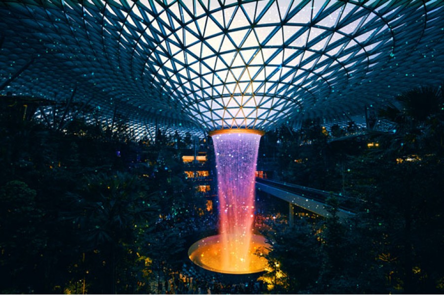 Singapore Jewel Waterfall